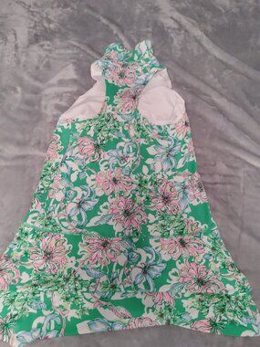 Lilly Pulitzer Luxletic Athletic Dress + Shorts Set Size Large – Green Floral